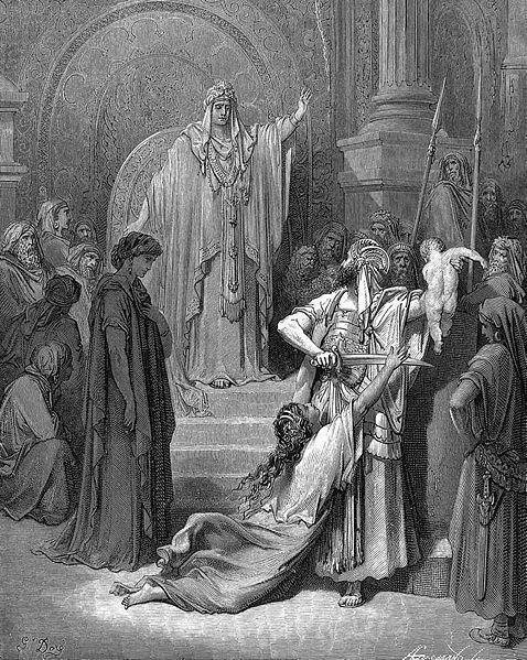 A Vida de Salomão em Quatro Atos Judgement of Solomon by Gustave Doré