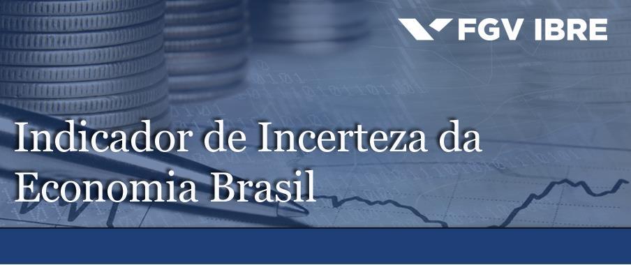 Abril de 2017 Novembro de 2016 O Indicador de Incerteza da Economia () da Fundação Getulio Vargas subiu 9,3 pontos em maio, ao passar de 118,8 pontos, em abril, para 128,1 pontos.