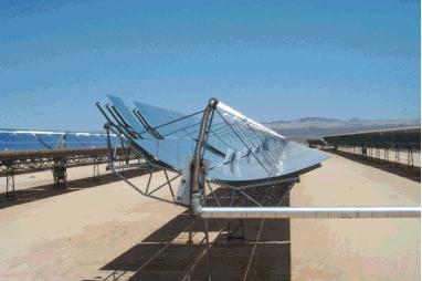 utilizada num ciclo Rankine convencional Solar Electric Generation Station SEGS 354 MW (9 unidades),