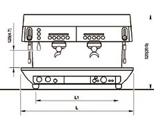 2-gruppige automatische Maschine Máquina automática de 2 grupos