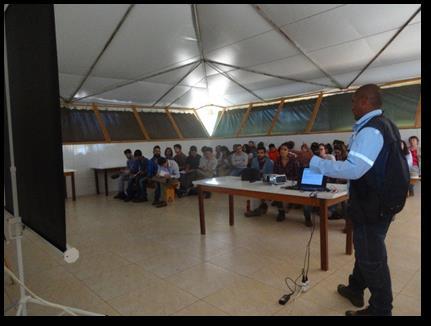 VISITA DA TURMA DE GEOLOGIA ECONÔMICA DA UNB UNIVERSISADE DE BRASILA No dia 29 de