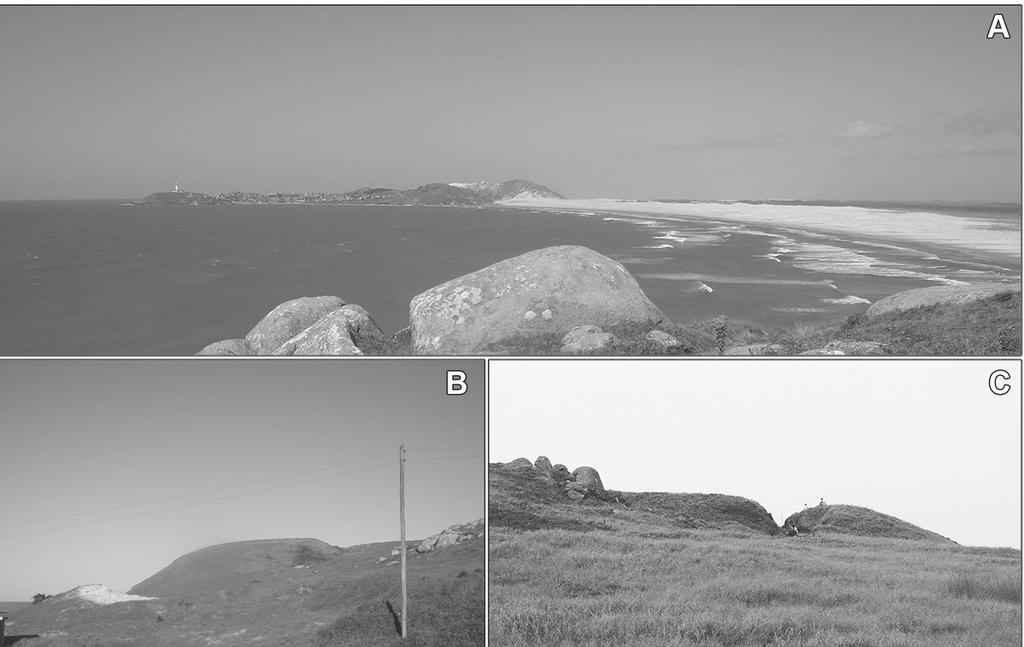 Velhas tradições e gente nova no pedaço: perspectivas longevas de arquitetura funerária na paisagem do litoral sul catarinense R. Museu Arq. Etn., 24: 109-136, 2014. Fig. 3.