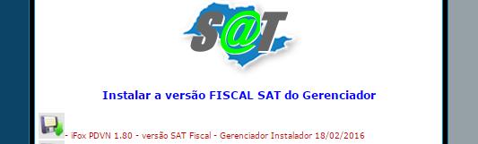 Software Gerenciador para PDV Servidor para SAT fiscal Depois de baixados os programas