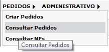 3.2.3. Funcionamento do formulário c) Realização e utilização do Filtro: Neste formulário podemos consultar os pedidos realizados por intermédio das seguintes opções: - Período de Período inicial da