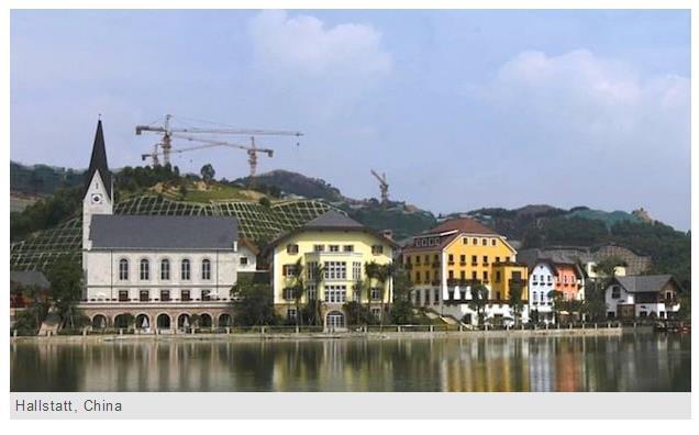 A China Minmetals Corporation iniciou, em 2011, com um custo estimado em US$ 940 milhões uma reprodução completa de uma vila austríaca.
