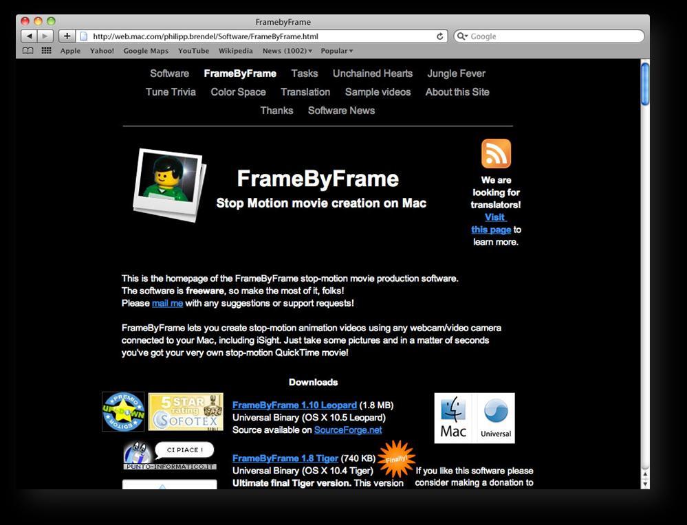 Manual e Guia de Utilização e Exploração do FrameByFrame 1.