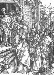 Art) fig. 12 Martin Schongauer, Ecce Homo, c.