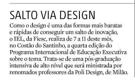 Título: Salto via design - Data: 04/07/2015 - Veículo: Diário