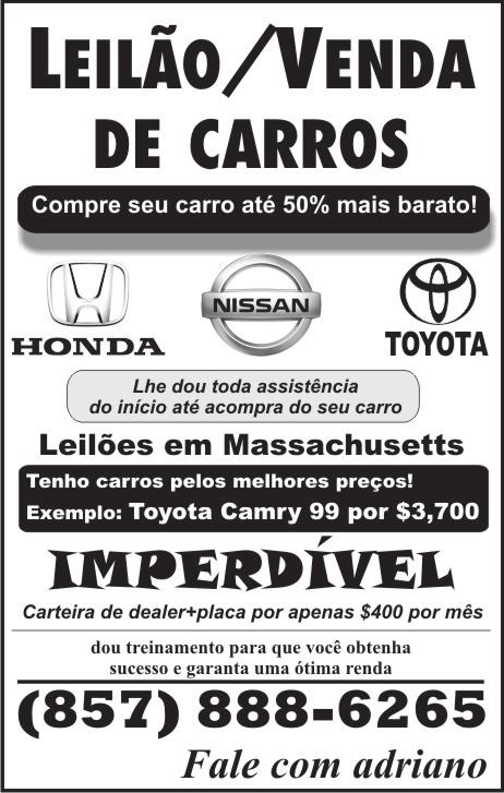 26 Friday, Sep 18, 2009 CLASSITIMES Leilão de carros Compre seu carro bem mais