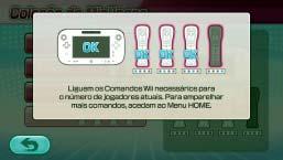 Ligar o Comando Wii Prima qualquer botão no Comando Wii para o ligar à Consola Wii U.