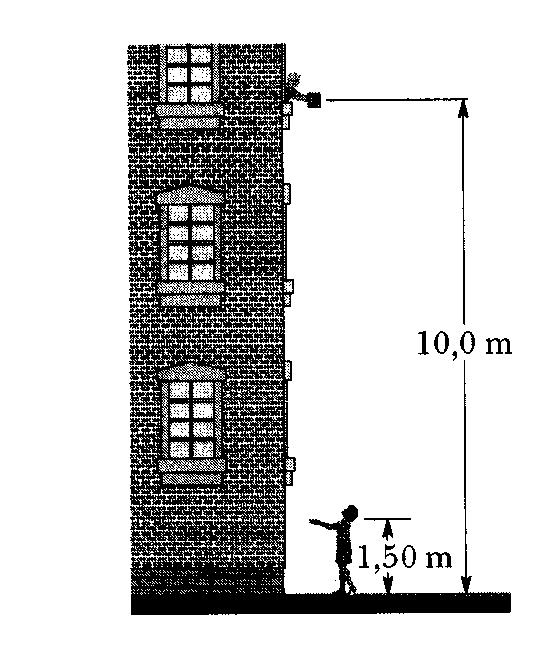 Considere agora que U seja 100 J no nível do solo e encontre novamente (e) W g, (f) U, (g) U no ponto em que o livro é solto e (h) quando o livro atingir as mãos do seu amigo. Fig.13 33. (3E) Na Fig.