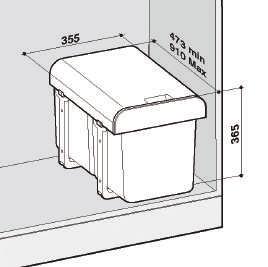 Guias em aço galvanizado (suportam até 50 kgs) - Desmontável para