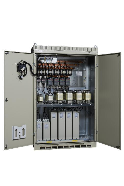 Bancos de capacitores dessintonizados Série D Os sistemas de energia são projetados para operar com correntes e tensões senoidais, com frequência fundamental constante.