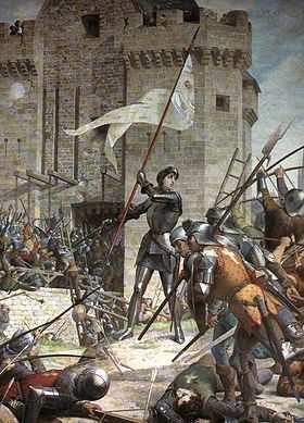 3) Recuperação francesa: Joana D Arc + Carlos VII a) O nacionalismo francês: Carlos VII passou a receber apoio popular na luta pela