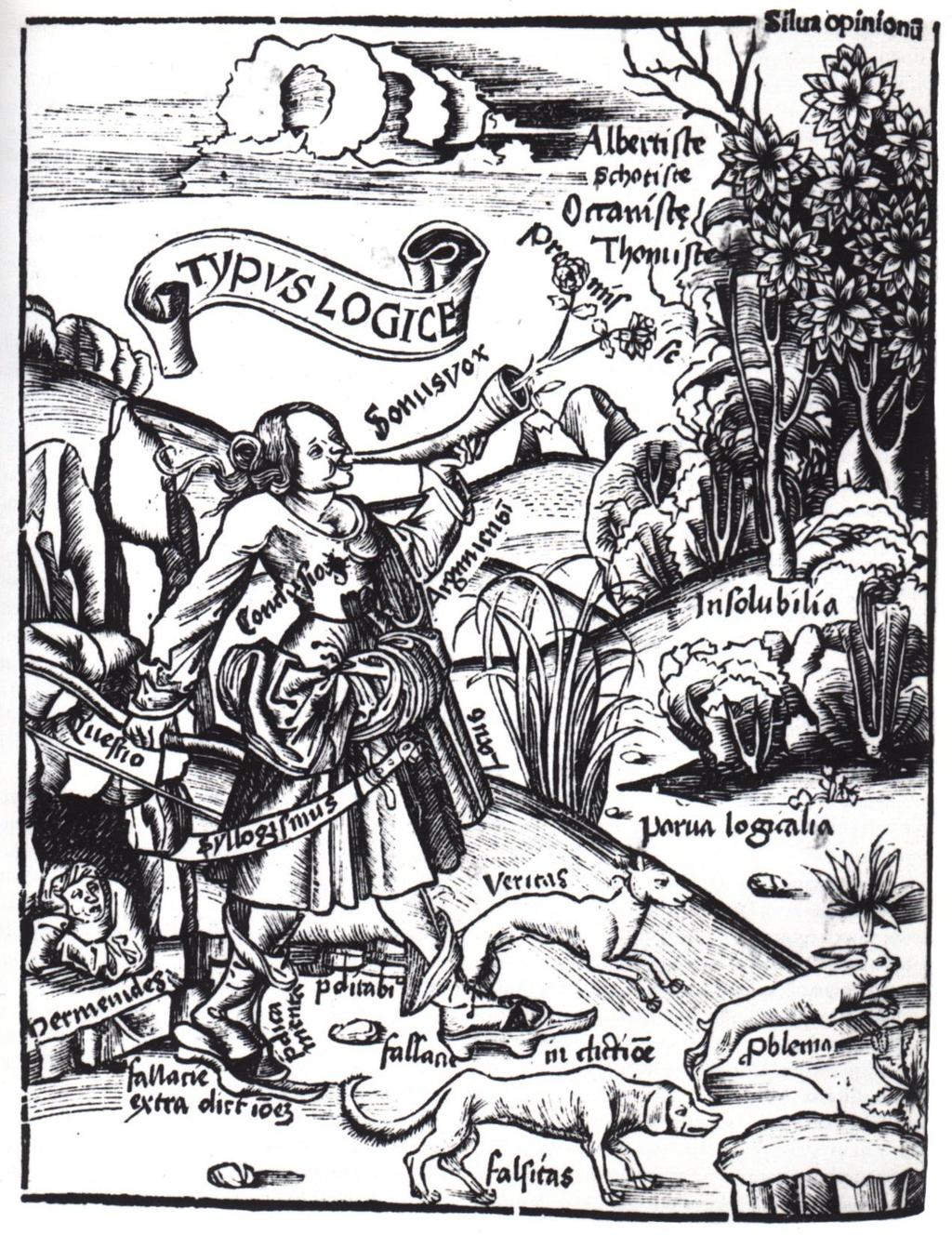 A lógica é o estudo dos métodos e princípios usados para distinguir o raciocínio incorreto do incorreto Irving Coppi Gregor Reisch Margarita Philosophica, 1503.