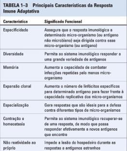 Principais Características Especificidade: Linfócitos reconhecem determinantes ou epítopos.