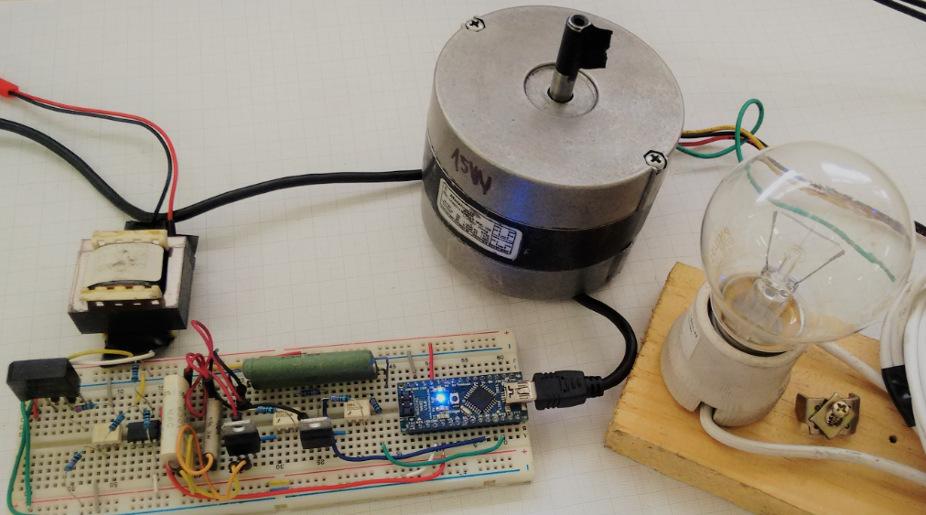 Arduino Lab 11 Controle de ângulo de fase para uma carga indutiva e resistiva Parte 1 Neste Lab iremos discutir o método de controle de ângulo de fase para cargas indutivas e resistivas em Corrente