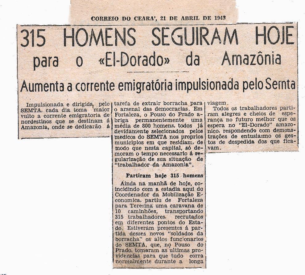 37 enquanto o Governo Brasileiro tinha os seus interesses voltados para o permanente e o duradouro (BENCHIMOL, 2002).