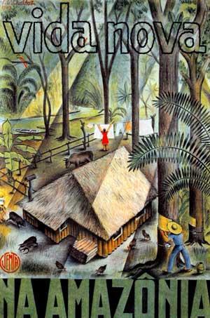 Figura 13 Figura 14 Desenhos de Jean Pierre Chablotz, mostrando uma Amazônia bem diferente daquela encontrada pelos Soldados da Borracha. Fonte: Museu de Arte da Universidade Federal do Ceará.