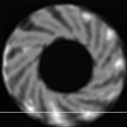 virgem (sem contaminante) e do filtro contaminado. Na fig. 4 mostra-se duas imagens, sendo que a primeira corresponde ao filtro virgem e a segunda ao filtro contaminado.