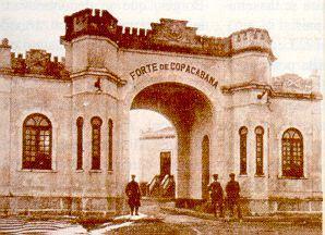 Levante do Forte de Copacabana ou 18 do Forte de Copacabana (RJ 5/7/1922): Contra a posse do presidente Arthur