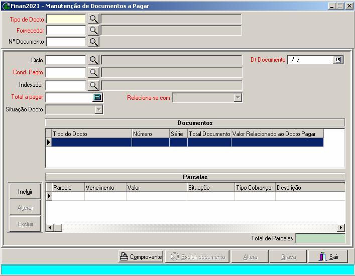 3º - Procedimento: provisão da duplicata do vendor Opção: Contas a Pagar/Manutenção de documentos Lançar a duplicata do vendor na Manutenção de documentos a pagar, contabilizando o valor da duplicata