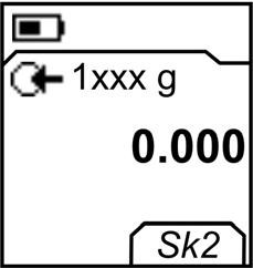 Visor: Tarefa P1 + ma 1 Seleção de ajustes (Se aplicável) 2 3 (Tabela 2/3) Sk2 = Na Tabela 2/3, P1 e P2 são sensores internos e o IDOS é um Módulo de Medida Universal (UMM).