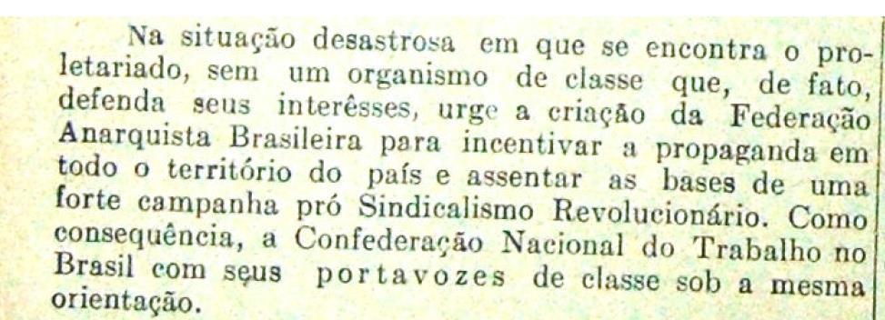 Reorganização do anarquismo no pós-guerra (RAMÓN, José; MARTINS, Orlando.