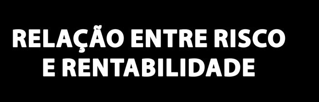 caça-palavra criptograma 12 13 Relação entre risco e rentabilidade Na hora de fazer um investimento, é preciso estar atento a dois principais SPECTOS, presentes em qualquer modalidade: o RISCO, que é