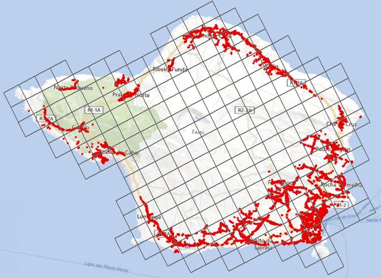 Suporte à Amostragem GeoStat s 1Km2 Grid and georeferenced Census buildings