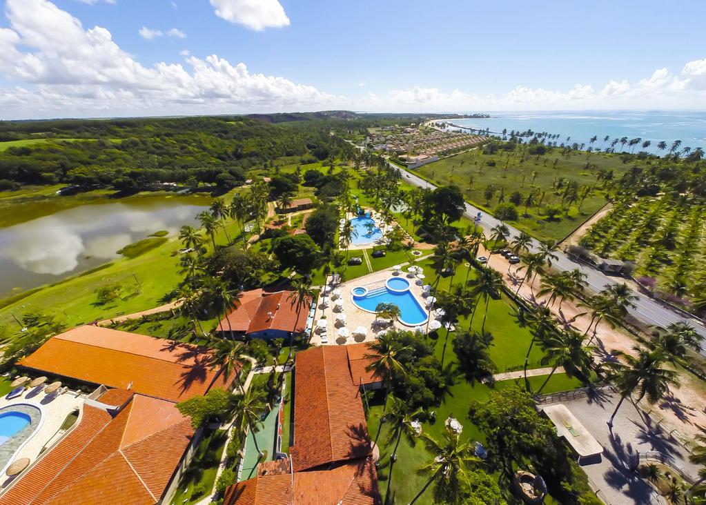 Localização O empreendimento esta localizado na praia de Sonho Verde, no litoral Norte de Alagoas, uma região de grande valorização
