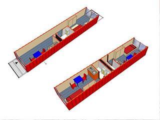 individuais, varanda, quarto separado e sala de estudo, grandes