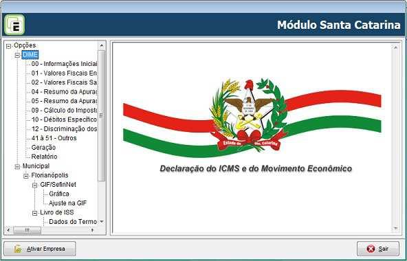 Módulos Estaduais / Santa Catarina/ DIME Grupo IOB Folhamatic EBS