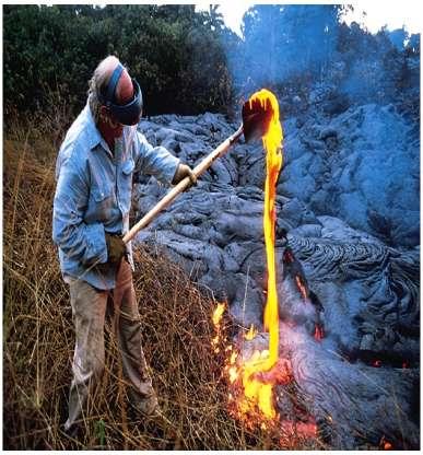 Magma É uma rocha fundida (altas T: 700 até 1.200 C.
