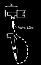 gatilho ABS e flexível 1,20m 1739