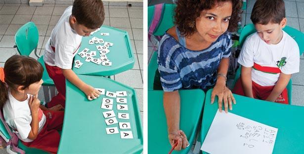 Nesse nível, a criança começa a perceber a correspondência entre as letras daquilo que é