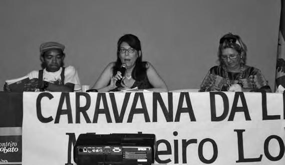 João Pessoa. A partir da esquerda: Yolanda Limeira, Janete Lins Rodriguez, Laura Sandroni e Neide Medeiros Santos Macau.