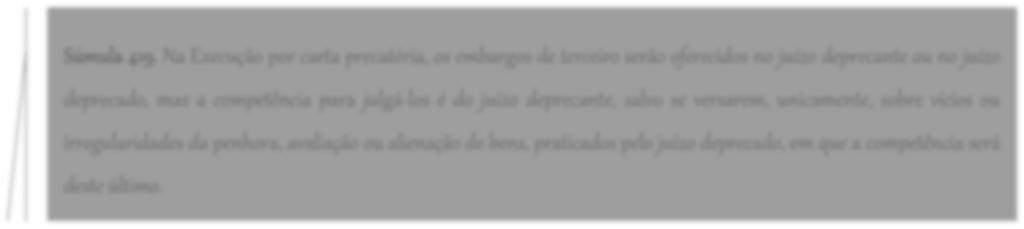 674) determina que quem, não sendo parte no processo, sofrer constrição ou ameaça de constrição sobre bens que possua ou sobre os quais tenha direito incompatível com o ato constritivo, poderá