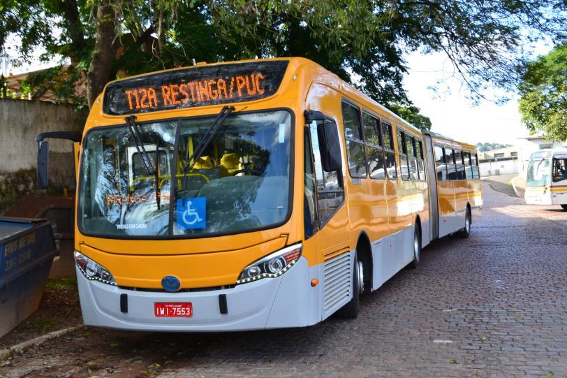 GPS nos ônibus Projeto-piloto de implantação de GPS nos ônibus da Capital Em operação nos veículos das linhas T12 e T1 da Carris. Em breve também será testado nas linhas T5, T7 e T2.