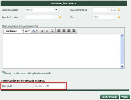 Para não visualizar o campo na tela de emissão, solicite ao Gerente de Clientes Reserve que faça a desabilitação do campo através do Chamado de Consultoria. 16 Clientes 16.