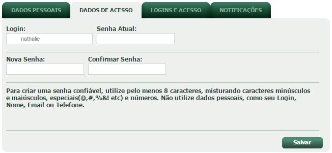 Para alterar os seus dados de acesso, acesse o Meu Reserve e edite os dados na aba Dados de Acesso. 3.1 Quem e o que devo cadastrar?