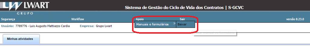 Após informar os cargos previstos no contrato,