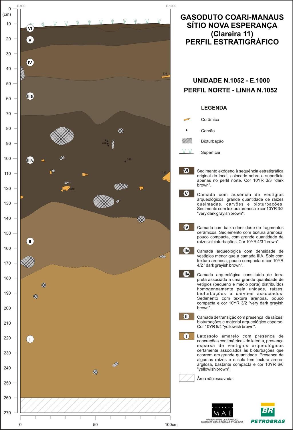 ANEXO 25 Perfil estratigráfico norte da N1052