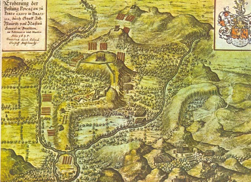 Com relação ao atual estado de Alagoas, segundo Barlaeus, o forte de Porto Calvo chamava-se Boaventura e também estava localizado no alto (1980, p. 146).