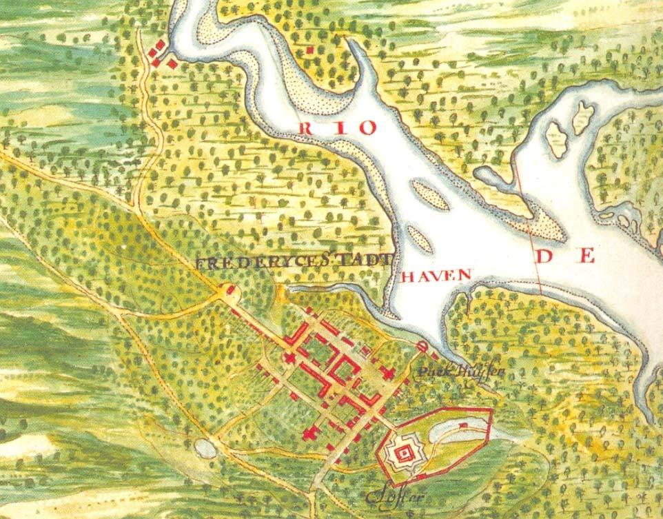 MAPA 19 - CIDADE FREDERICA, PARAÍBA, 1660. Fonte: REIS FILHO, 2001, pág. 119. 3.