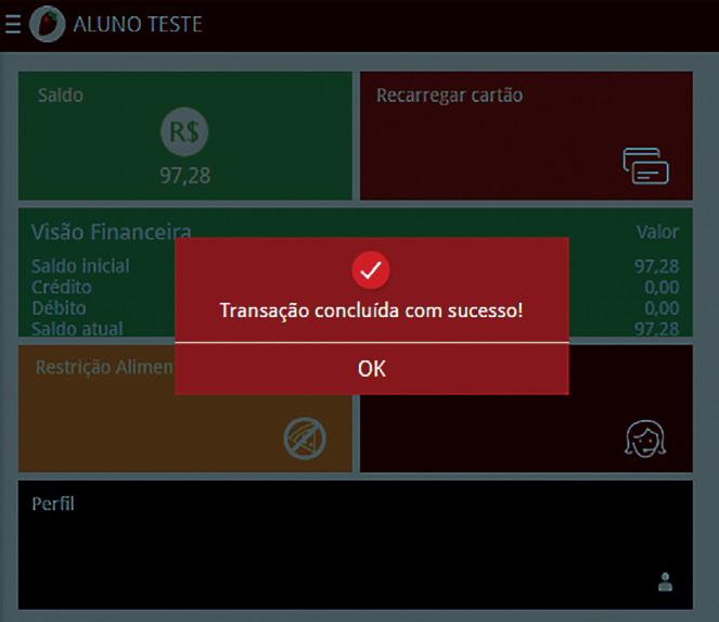 Nela, há os campos: bandeira (prépreenchido), número do cartão, data de validade e código