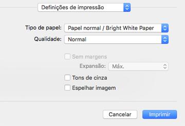 Tema principal: Como selecionar as preferências de impressão - Mac Como imprimir seu documento ou foto - Mac Depois de ter selecionado as definições de impressão, você está pronto para imprimir.