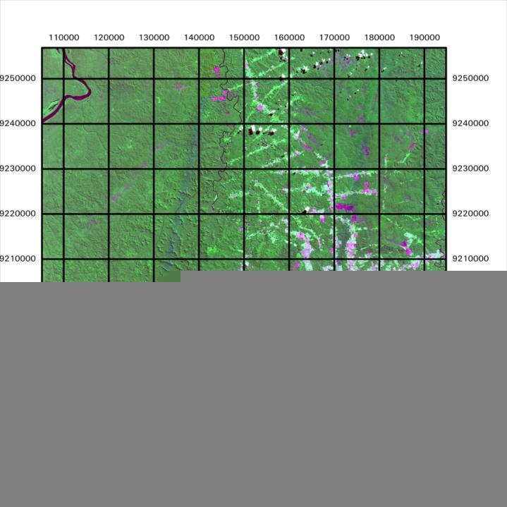 MATERIAL E MÉTODO As imagens utilizadas foram de dois mosaicos CBERS-2 órbita 172 pontos 107 e 108, das datas 29 de Junho 2004 e 26
