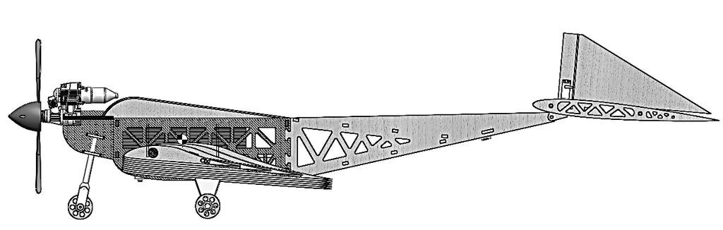 56 Figura 27 - Vista lateral da proposta final do conjunto trem de pouso Fonte: Desenvolvido pelo autor (2016).