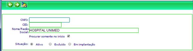 3) PESQUISA PROCEDIMENTO Pesquisa através da lupa: informe dados